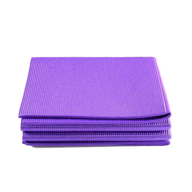 Folding Pvc Yoga Mat For Fitness And Pilates