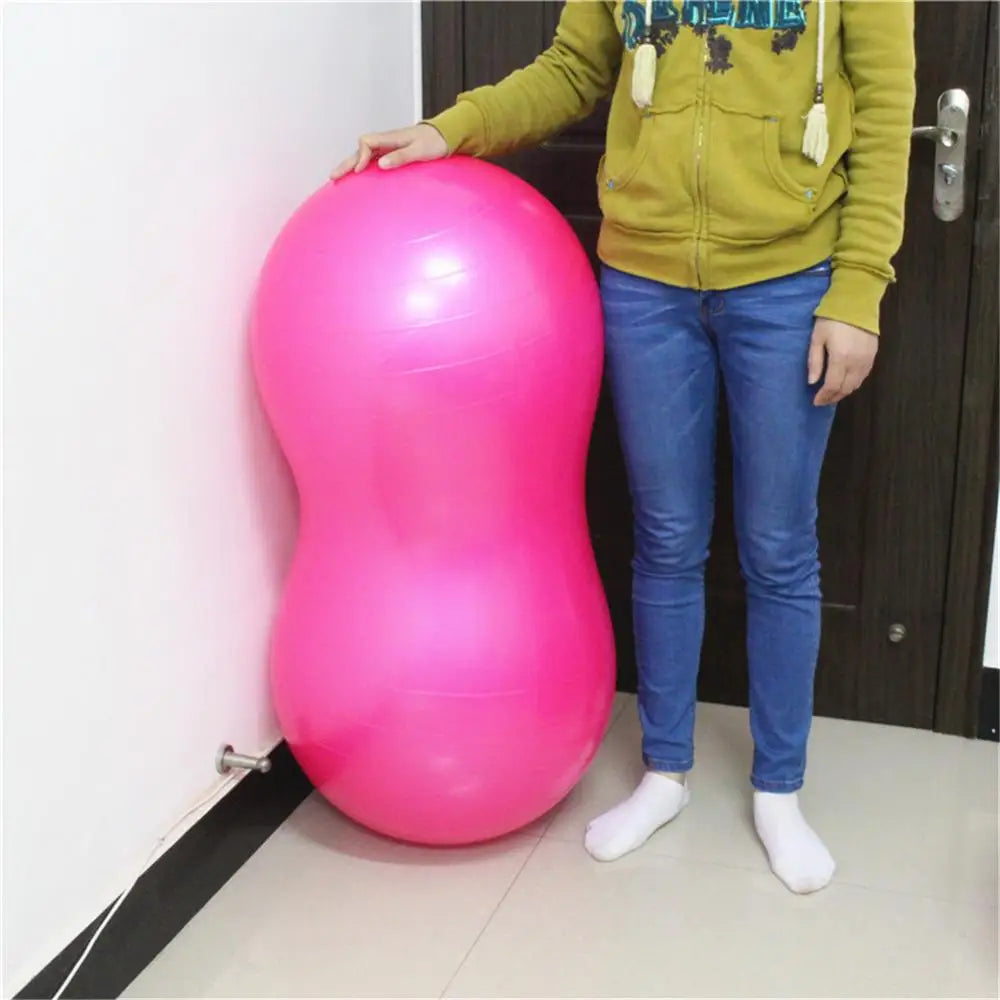 Anti-Burst Peanut Yoga Ball With Pump