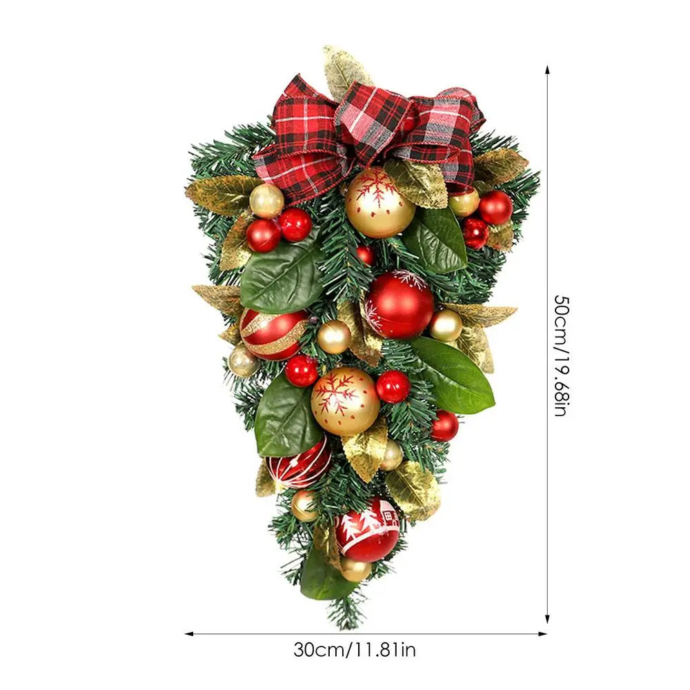 Artificial Pine Tree Christmas Wreath