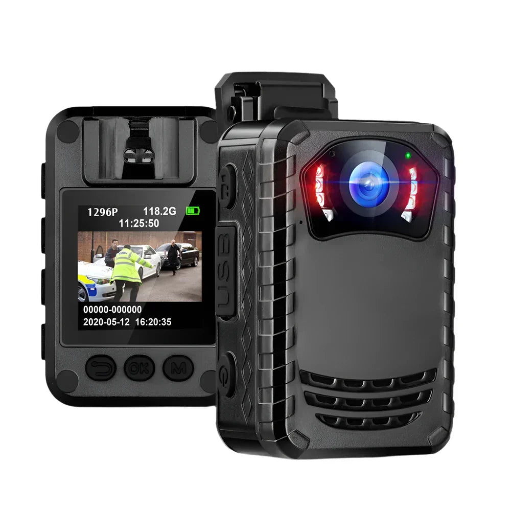 Mini Body Camera Full Hd Night Vision (1296P)