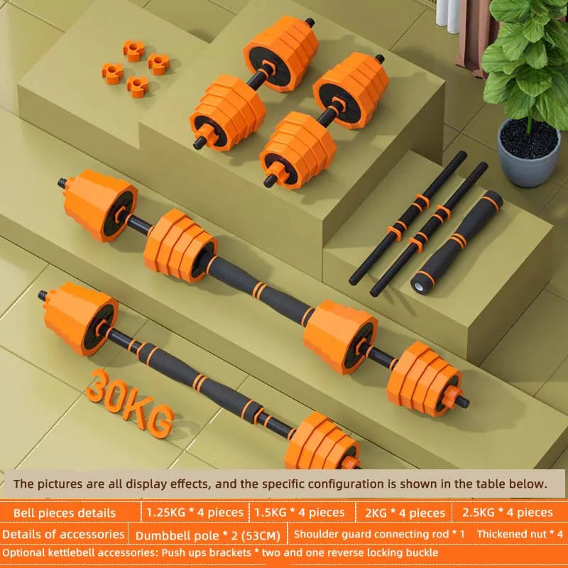 4-In-1 Adjustable Dumbbell Fitness Equipment