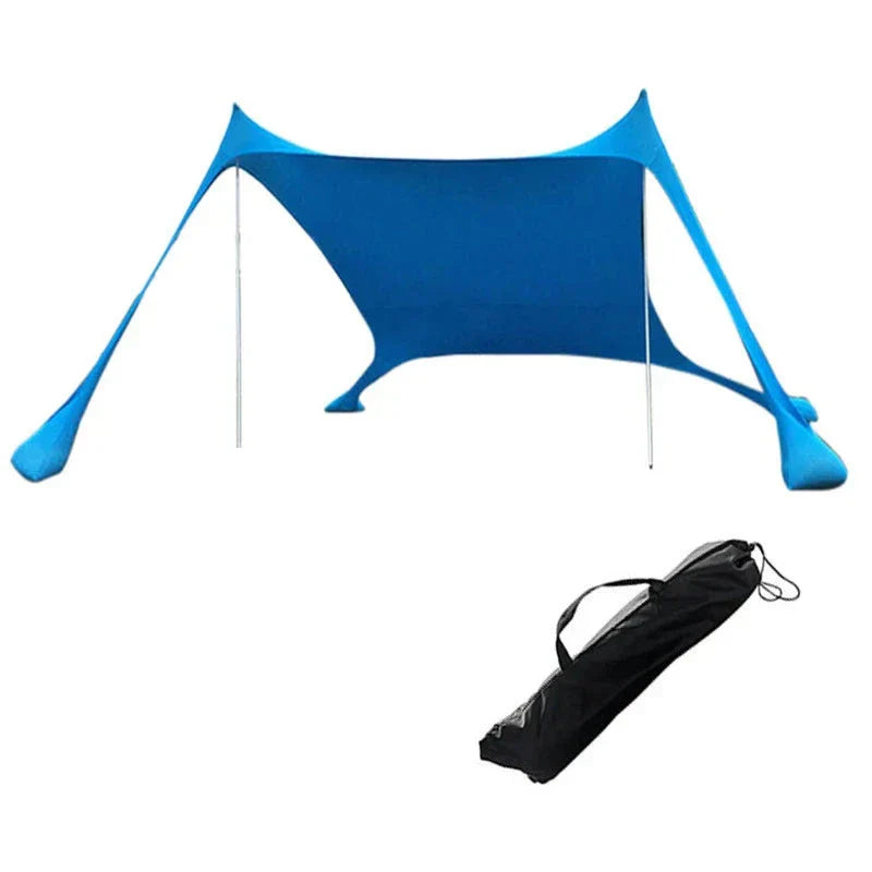 Ultralight Beach Awning Sunshade Tent For Outdoor (Blue)