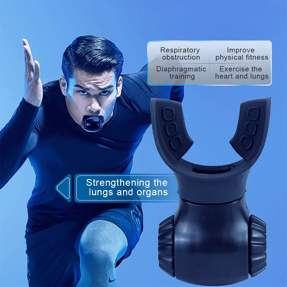 Exerciser Breathing Trainer Lung Adjustable Resistance - 4 Pcs