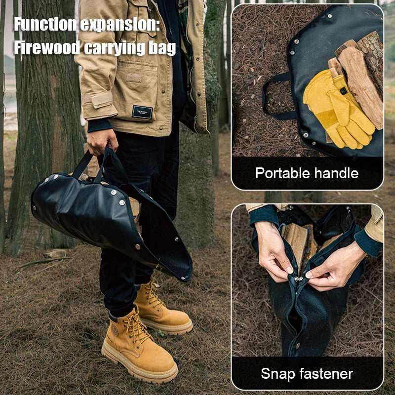 Camping Fire Pit Mat Hexagonal Portable Fireproof Pad