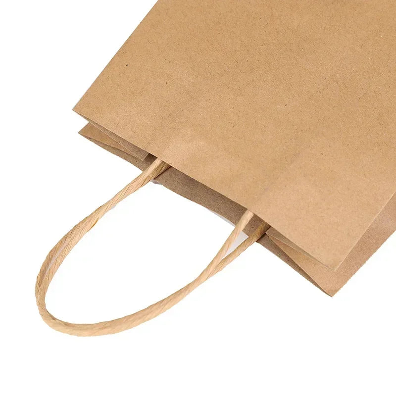 Kraft Paper Gift Bags For Party (10Pcs)