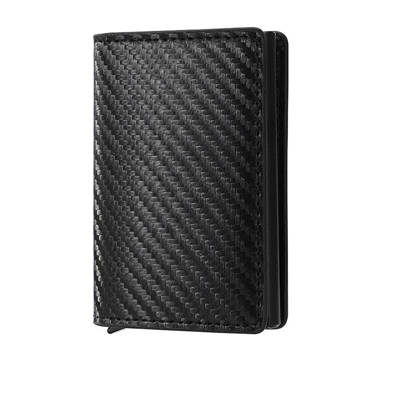 Carbon Fiber Rfid Slim Wallet For Men