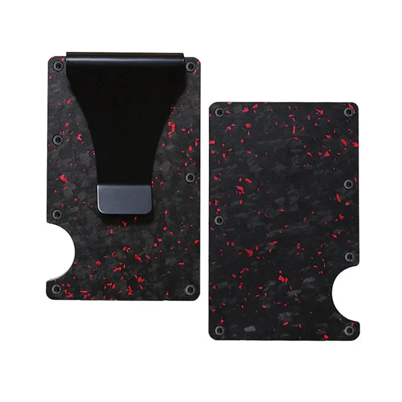 Carbon Fiber Slim Credit Card Holder Wallet For Men