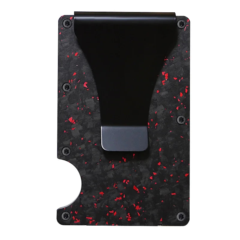 Carbon Fiber Slim Credit Card Holder Wallet For Men
