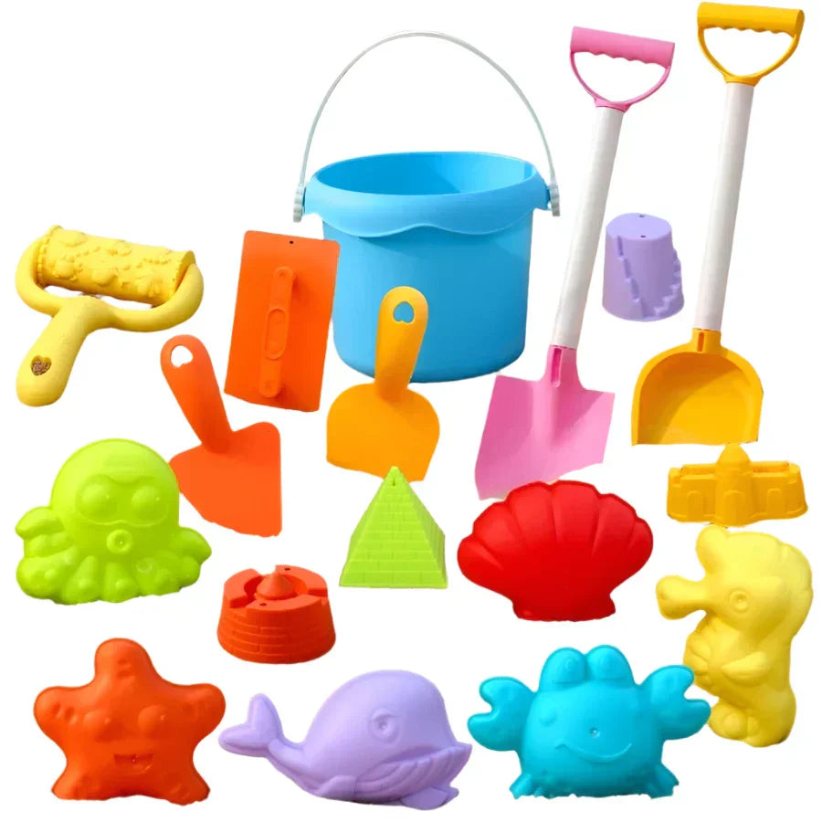 Children'S Beach Toy Set (17 Pcs)