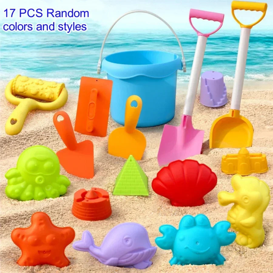 Children'S Beach Toy Set (17 Pcs)