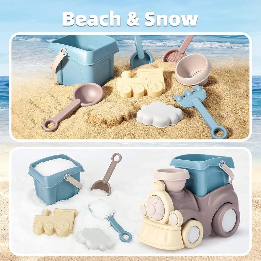 Children'S Beach Truck And Princess Tea Set Toys