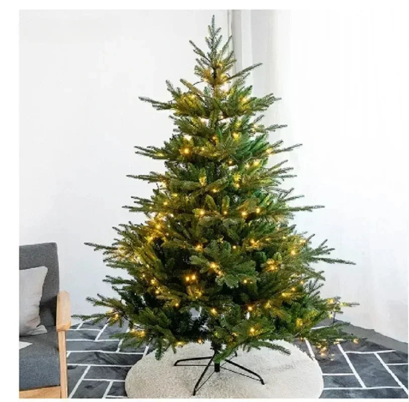Artificial Pre-Lit Christmas Tree With Led Lights
