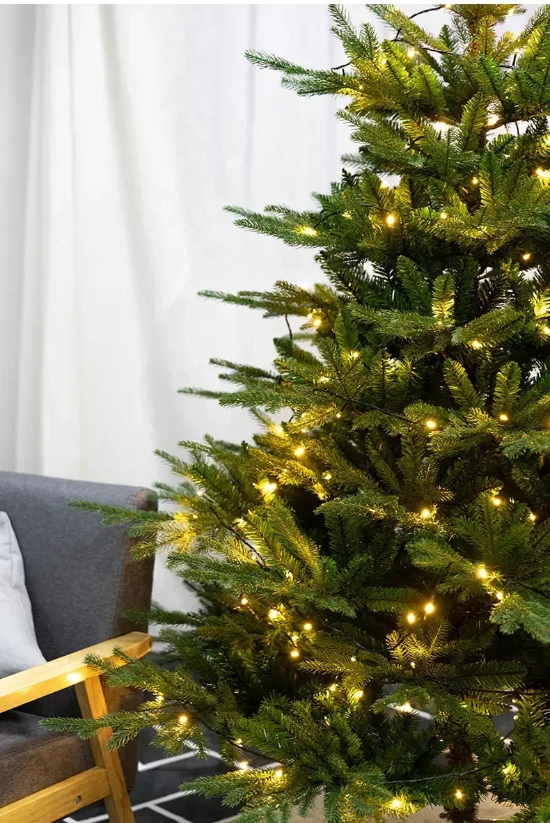 Artificial Pre-Lit Christmas Tree With Led Lights