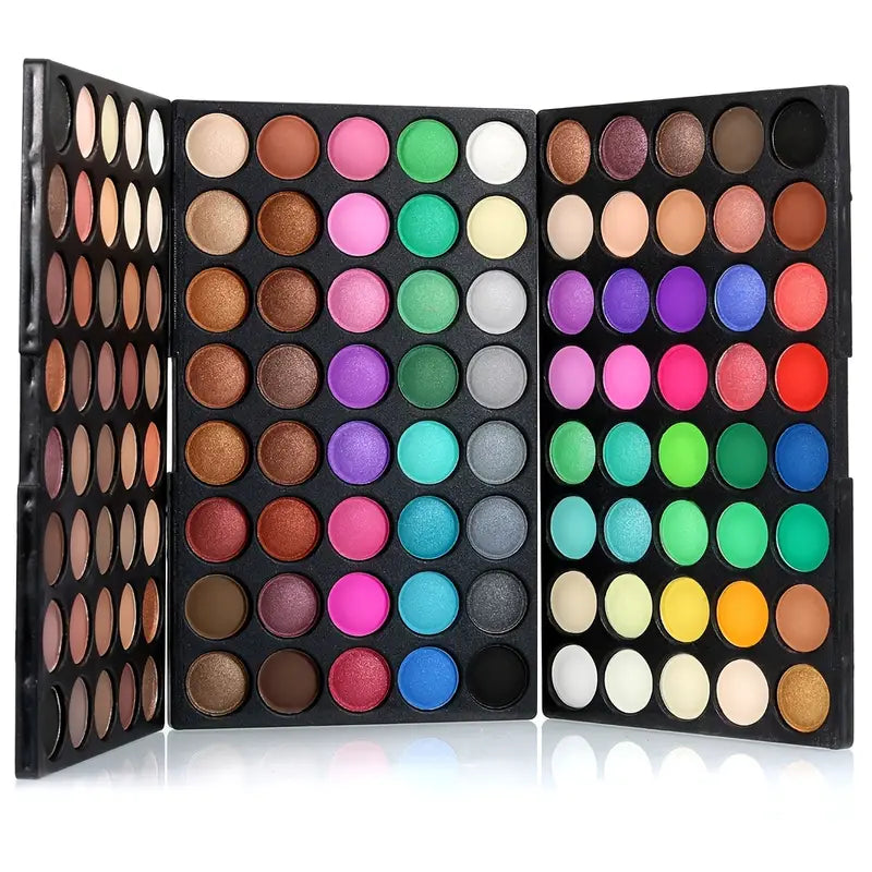 Glam with the POPFEEL Mini Eyeshadow Palette 3-in-1 Set. Create Stunning Eyes Professional Precision