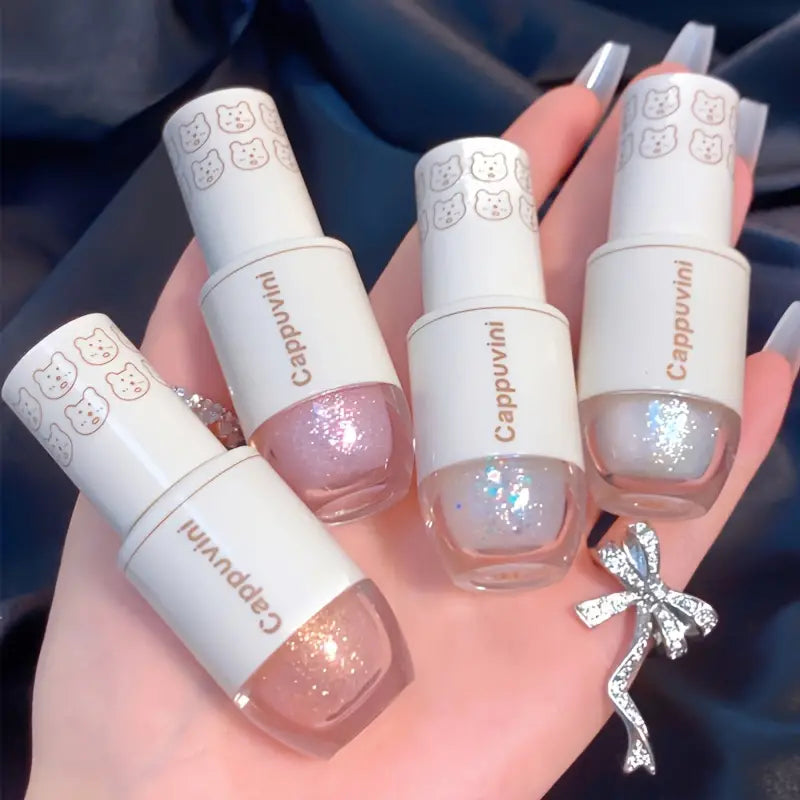 6 Color Liquid Eyeshadow with Highlight Sequins - Sparkling, Waterproof, and Long-Lasting Makeup