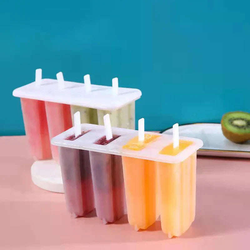 Diy Ice Pop Molds With Sticks