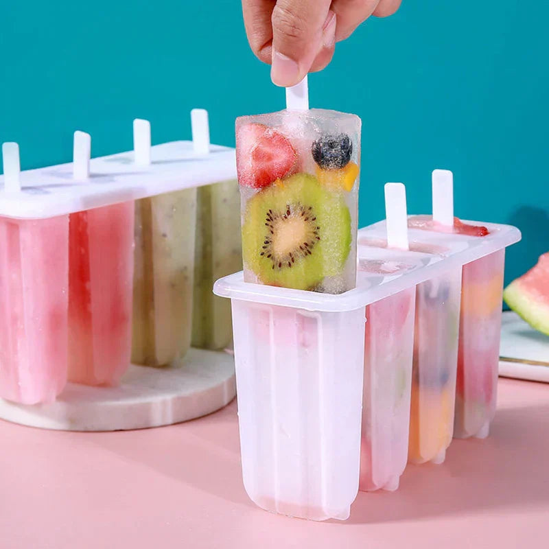 Diy Ice Pop Molds With Sticks