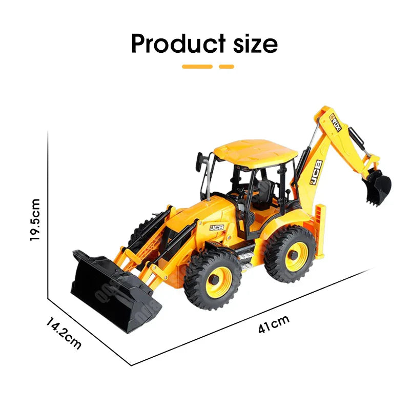 Rc Backhoe Loader Excavator Remote Control Truck