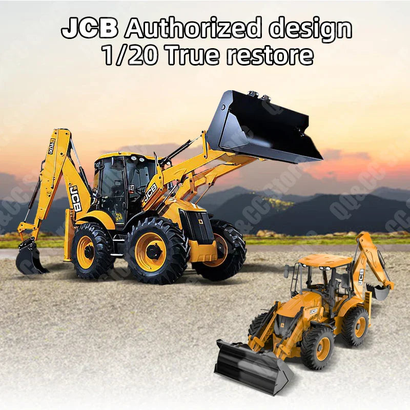 Rc Backhoe Loader Excavator Remote Control Truck