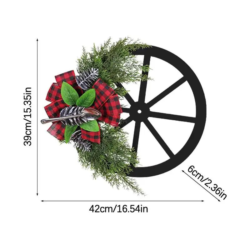 Christmas Wreath With Pine Cone