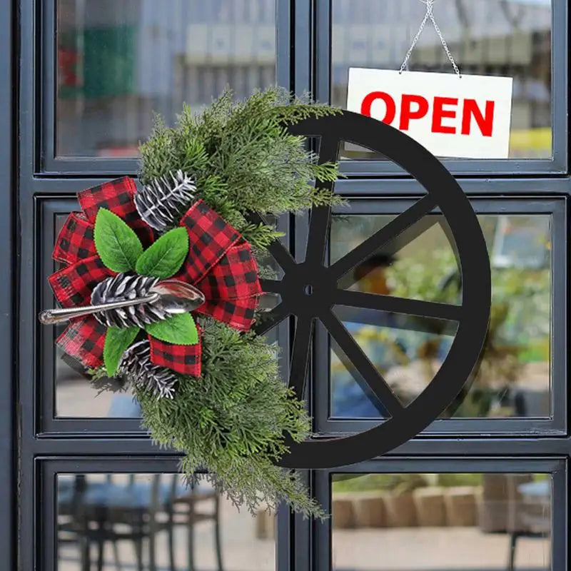 Christmas Wreath With Pine Cone