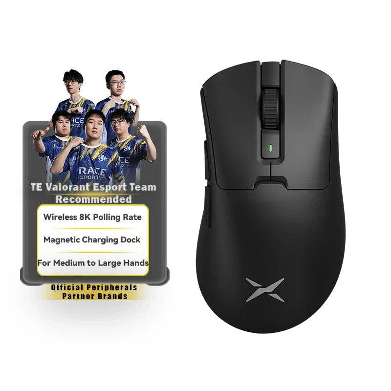 Wireless Gaming Mouse 8K Polling Rgb Dock