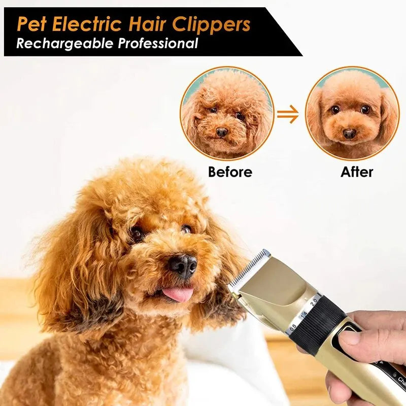Professional Dog Hair Clipper Usb Rechargeable
