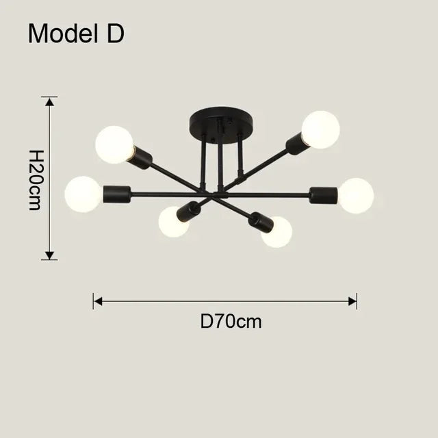 Modern Led Chandelier Pendant Lamp