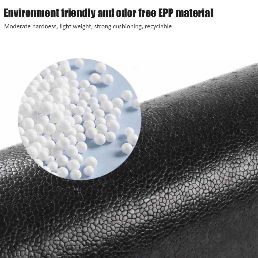 Epp Yoga Pilates Foam Roller Fitness Massage (Black)