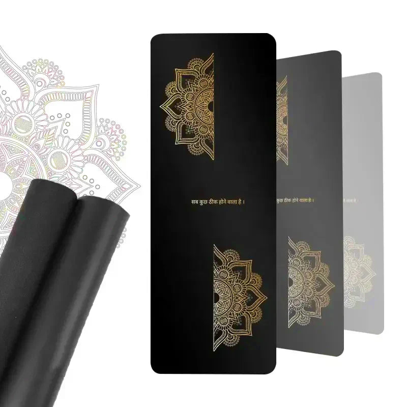 High-Quality Pu Rubber Yoga Mat Anti-Slip