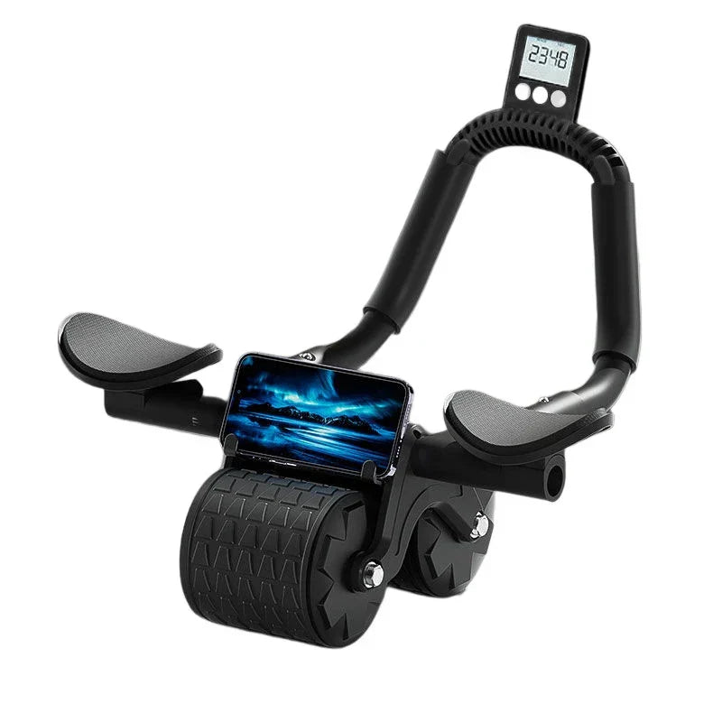 Rebound Abdominal Wheel With Automatic Rebound Ab Trainer