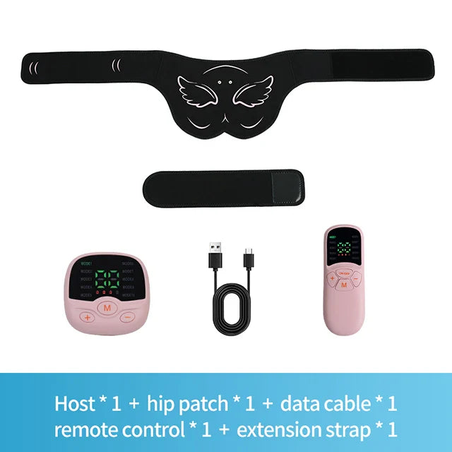 Electric EMS Hip Trainer Buttock Muscle Stimulator Black