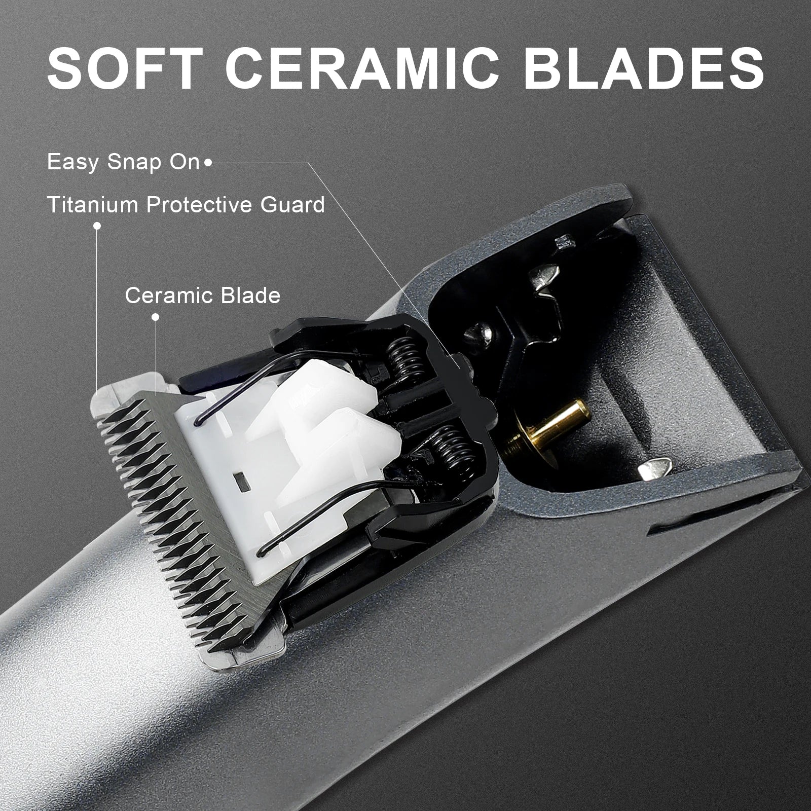 Electric Body & Hair Trimmer for Men Waterproof Groomer Black