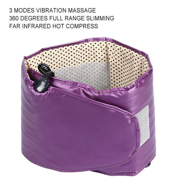 Electric Sauna Heating Belt Far Infrared Slimming & Pain Relief Therapy Pink