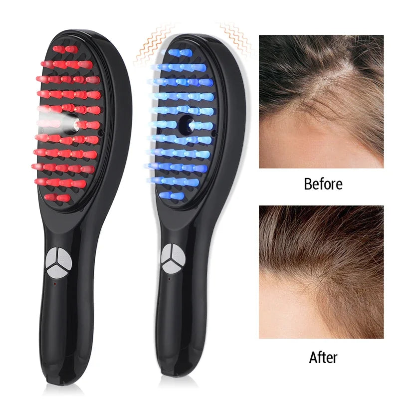 Electric Spray Massage Comb – Led Light Therapy & Nano Atomization