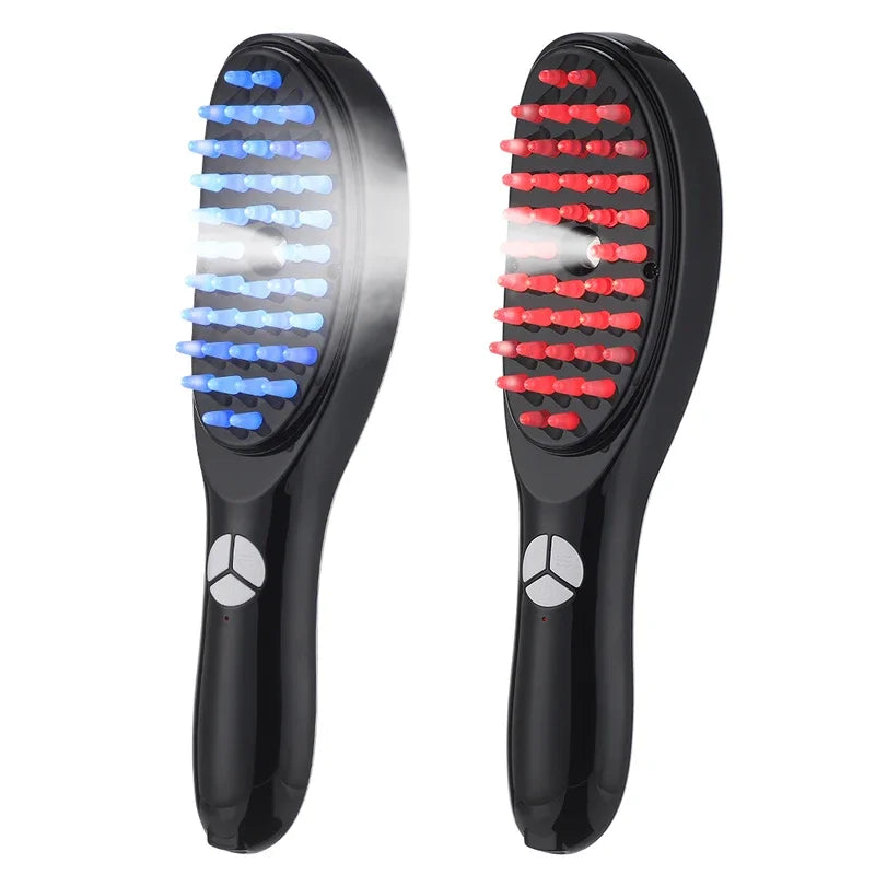 Electric Spray Massage Comb – Led Light Therapy & Nano Atomization
