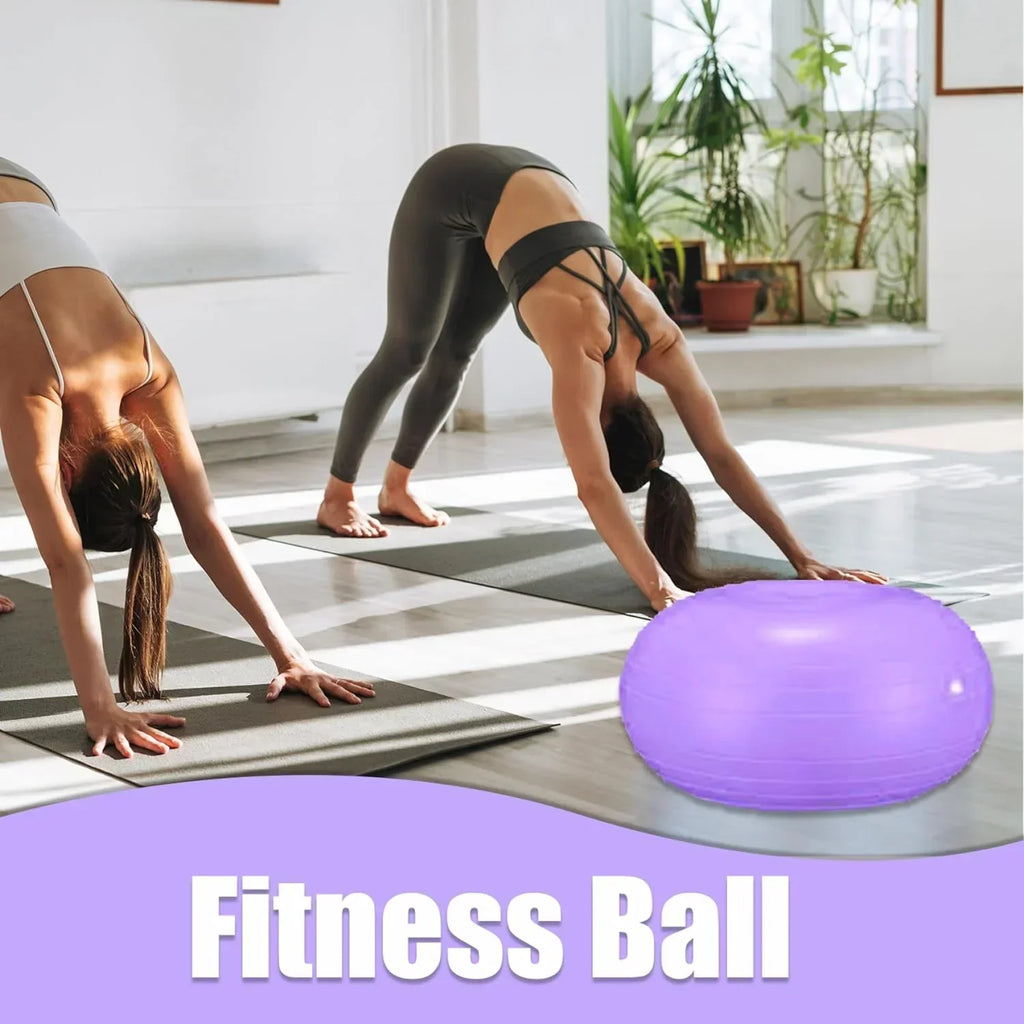 Anti-Burst Yoga Ball With Inflator