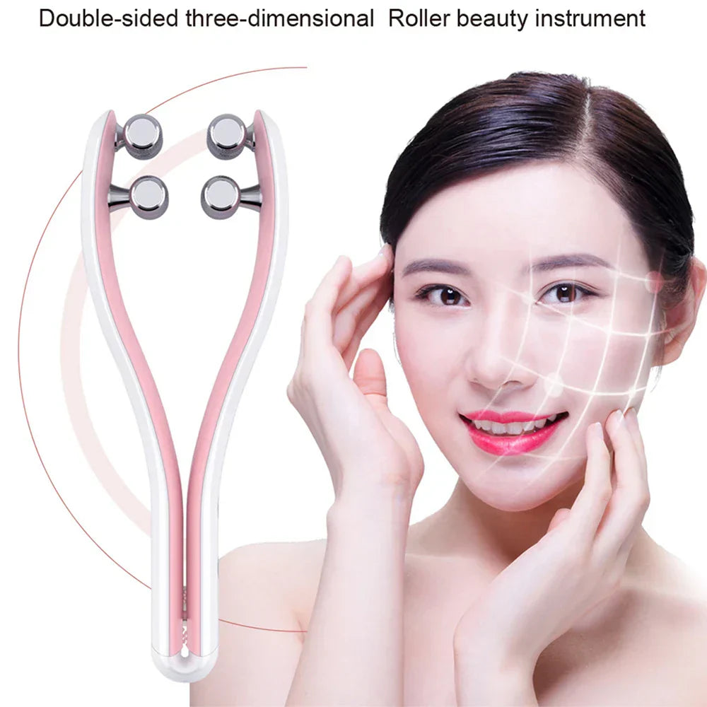 Face Lifting Roller – 3D Y-Shape Ems Microcurrent Facial Massager