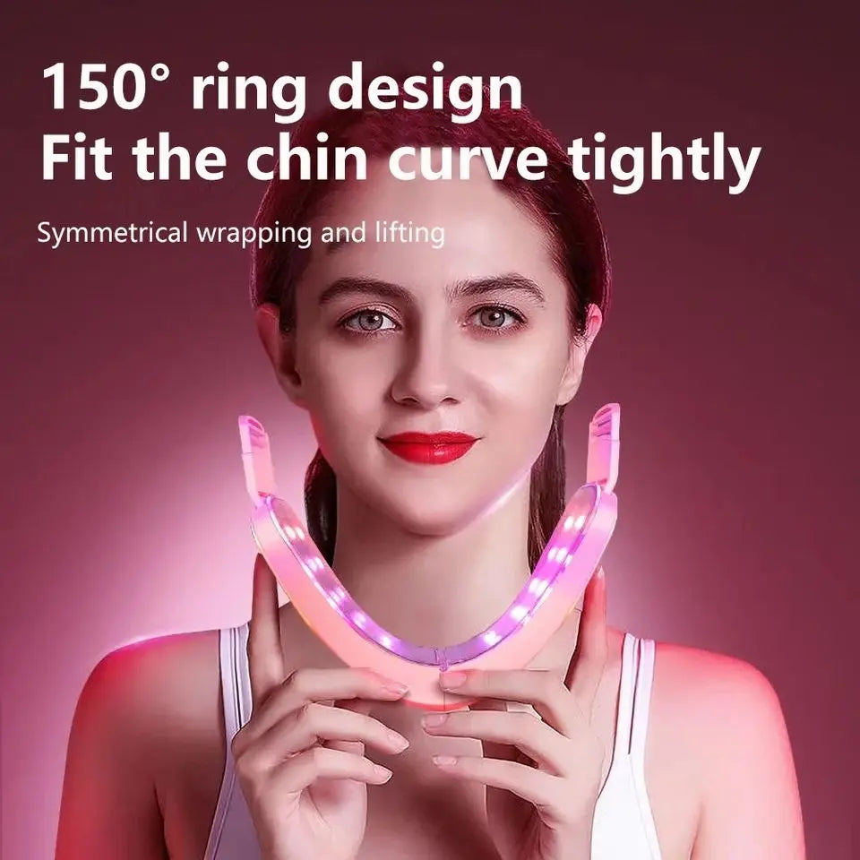 Led Photon Therapy Facial Lifting Massager