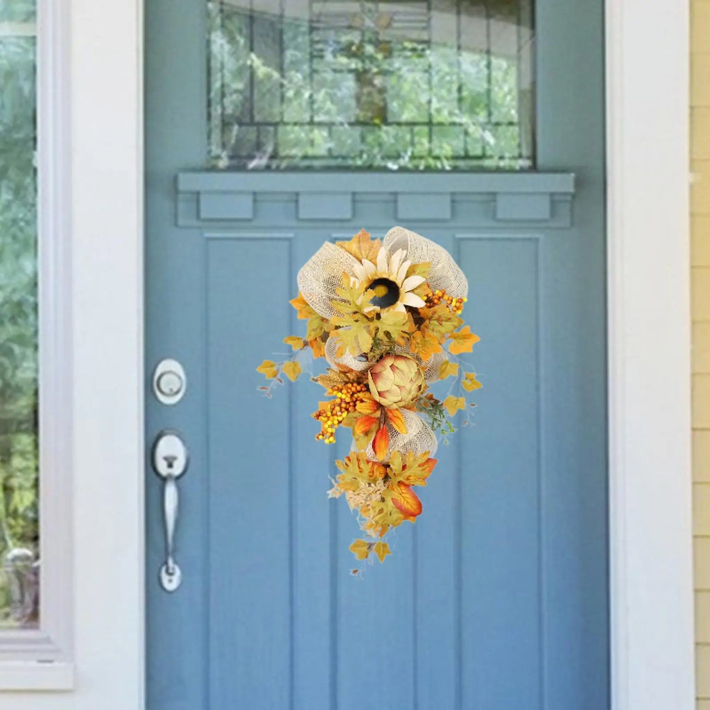 Fall Harvest Wreath Garland For Christmas Decor