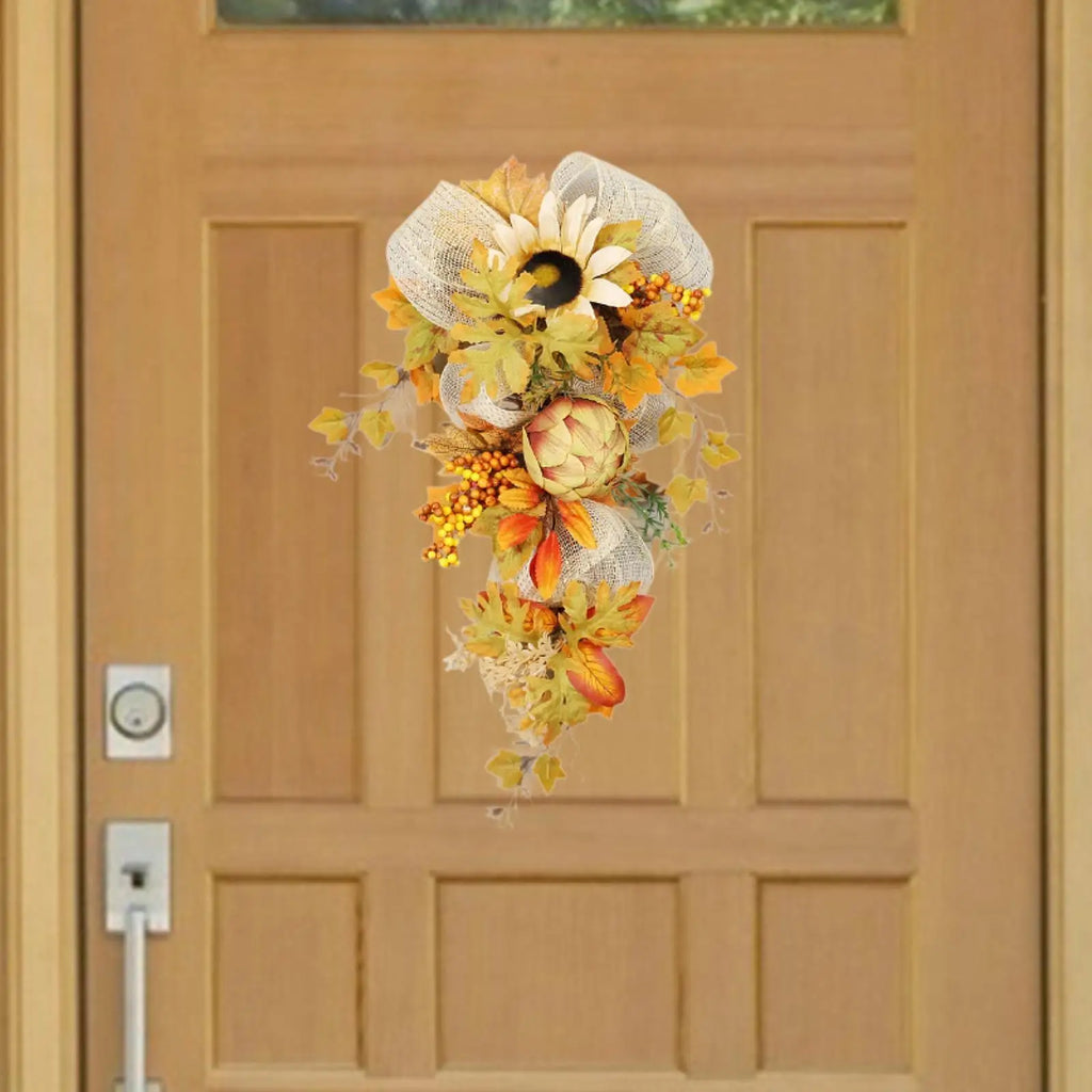 Fall Harvest Wreath Garland For Christmas Decor