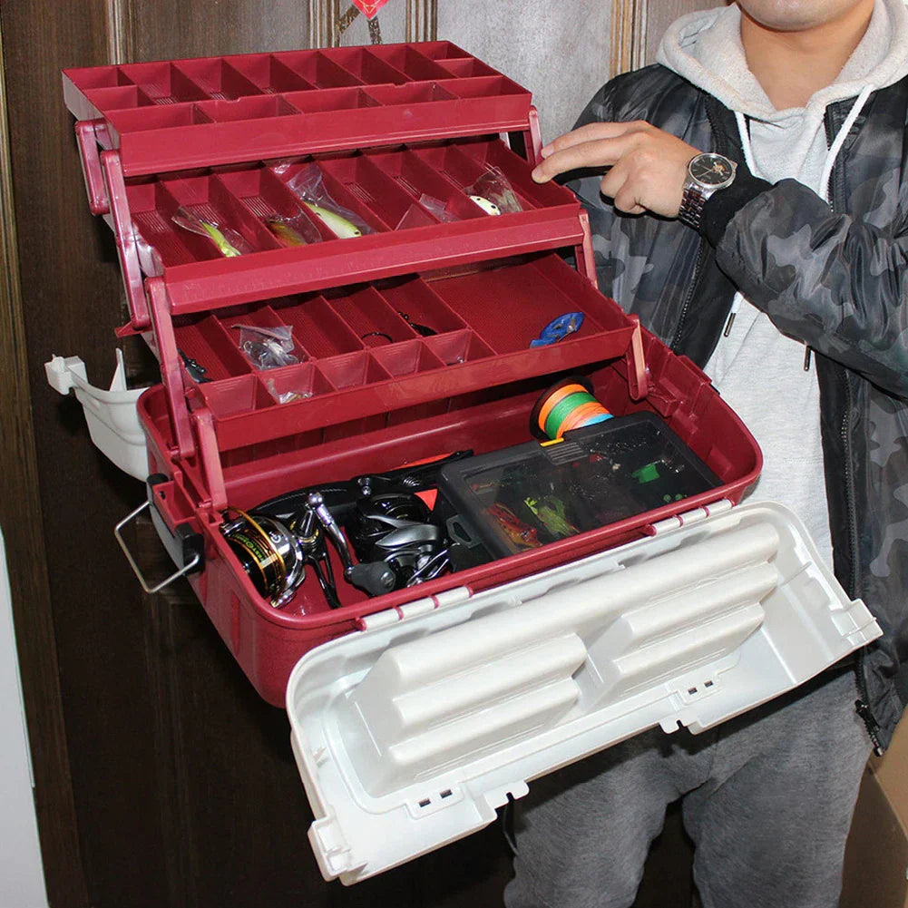 4-Layer Fishing Barrel Box For Anglers