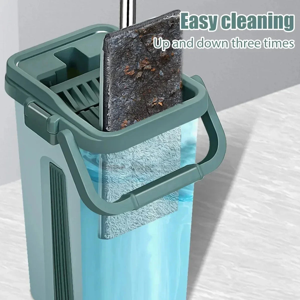 Flat Squeeze Mop & Bucket Set