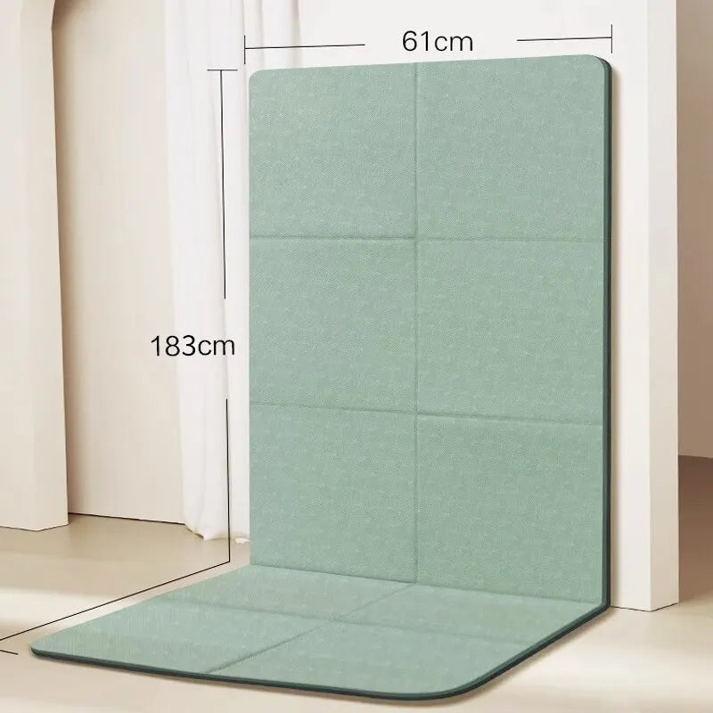 Foldable Tpe Yoga Mat Non-Slip Travel Fitness Mat