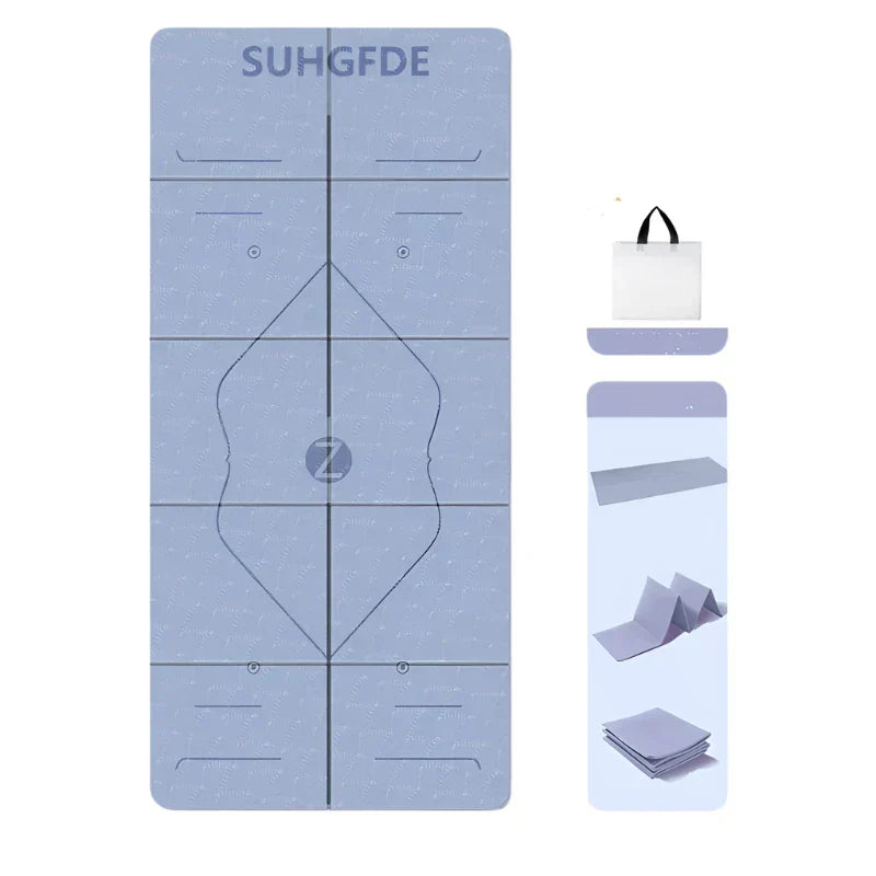 Foldable Yoga Mat Tpe Anti-Slip