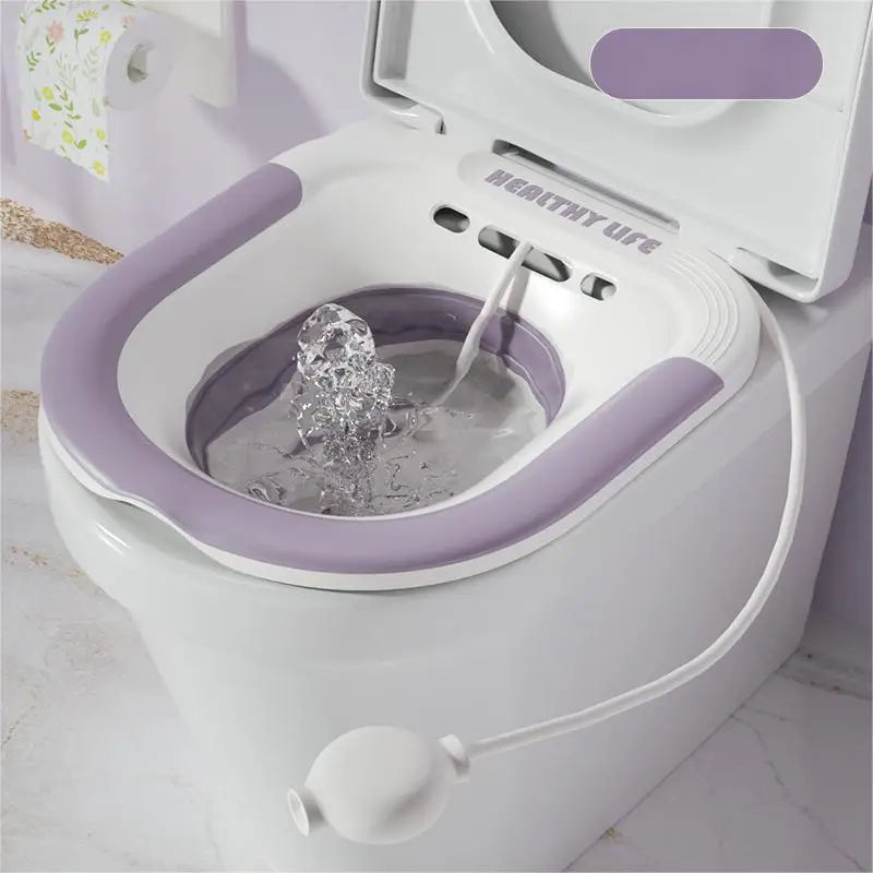 Folding Sitz Bath For Pregnant Women & Hemorrhoid Relief