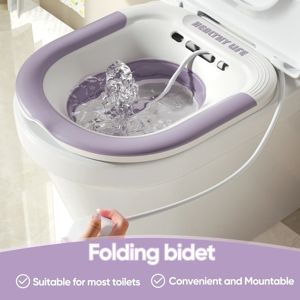Folding Sitz Bath For Pregnant Women & Hemorrhoid Relief