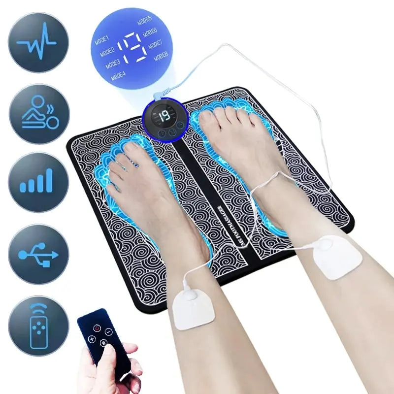 Electric Foot Massager Stimulation Pad Pressure Relief
