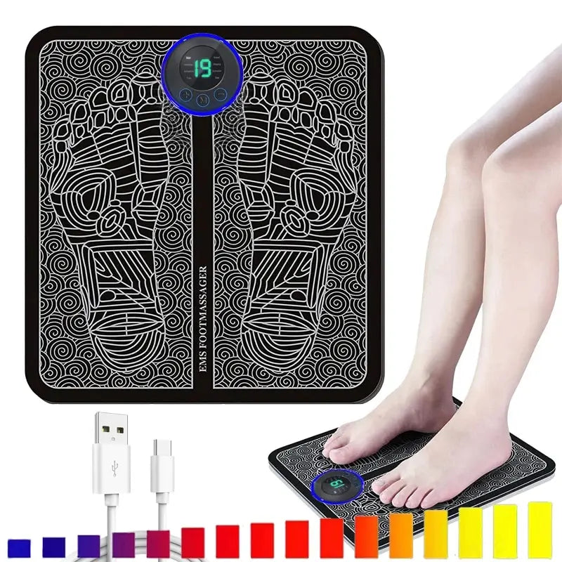 Electric Foot Massager Stimulation Pad Pressure Relief