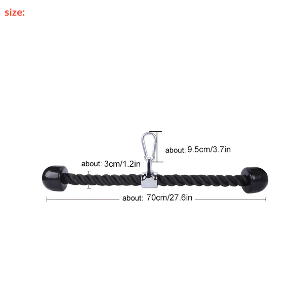 Tricep Rope for Cable Pull Downs